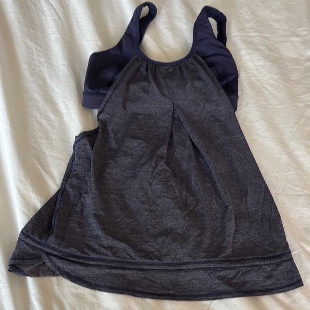 Lululemon Dark Gray Athletic Tank Top